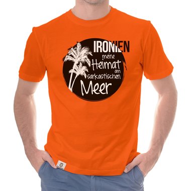 Herren T-Shirt - Ironien - Heimat am sarkastischen Meer