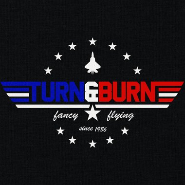 Herren T-Shirt - Turn and Burn