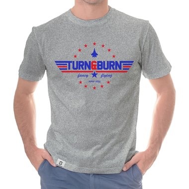 Herren T-Shirt - Turn and Burn