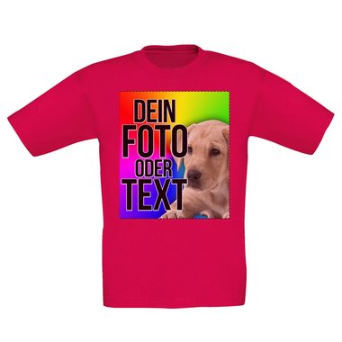 Dein individuelles T-Shirt mit deinem Bild und Text! Damen T-Shirt - dunkelblau M