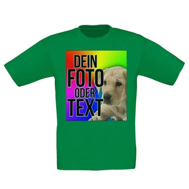 Dein individuelles T-Shirt mit deinem Bild und Text! Damen T-Shirt - dunkelblau M