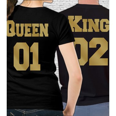 Personalisierbare Damen und Herren T-Shirts - Mit deinem Wunschtext und Nummer Damen V-Neck - dunkelgrau XS