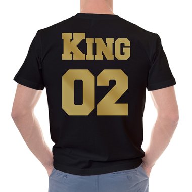 Personalisierbare Damen und Herren T-Shirts - Mit deinem Wunschtext und Nummer Herren Rundhals - weiss S