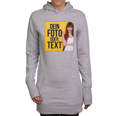 Designe deinen Damen, Herren oder Kinder Hoodie - Mit deinem individuellen Bild und Text!