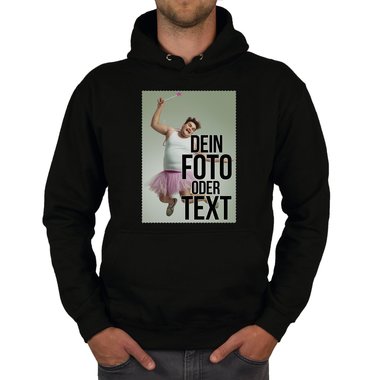 Designe deinen Damen, Herren oder Kinder Hoodie - Mit deinem individuellen Bild und Text!