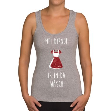Oktoberfest Damen Shirts - U-Boot Ausschnitt und Tank Top - Mei Dirndl is in da Wsch - Glitzer U-Boot oliv-goldglitzer XS