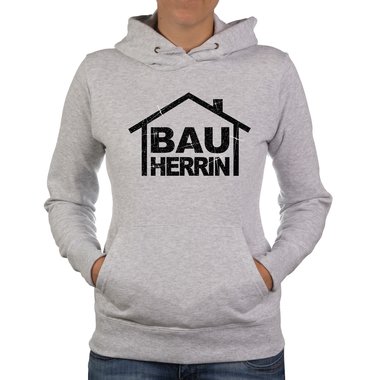 Damen Richtfest Hoodie - Bauherrin Motive - Glitzer