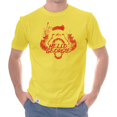 Horror & Halloween ES T-Shirts - Damen und Herren - Hello Georgie Damen Rundhals dunkelblau-weiss M