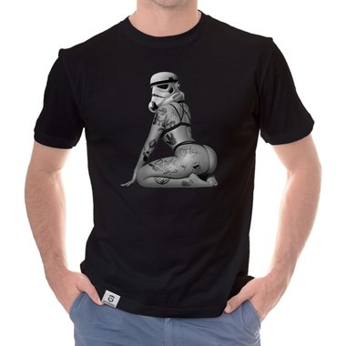 Herren T-Shirts - Mit whlbaren Gaming, Film & Serien Motiven Arc-Reactor-Riss S