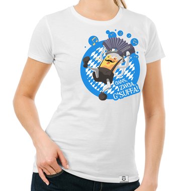 Oktoberfest T-Shirts - Oans, Zwoa, Gsuffa! - Herren & Damen Outfit