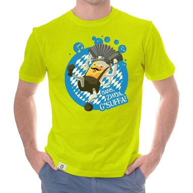 Oktoberfest T-Shirts - Oans, Zwoa, Gsuffa! - Herren & Damen Outfit Herren dunkelblau S
