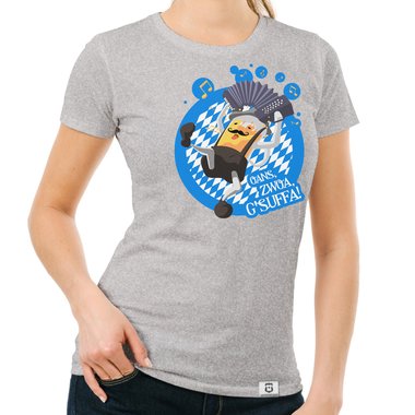 Oktoberfest T-Shirts - Oans, Zwoa, Gsuffa! - Herren & Damen Outfit Herren dunkelblau S