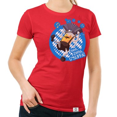 Oktoberfest T-Shirts - Oans, Zwoa, Gsuffa! - Herren & Damen Outfit Herren dunkelblau S