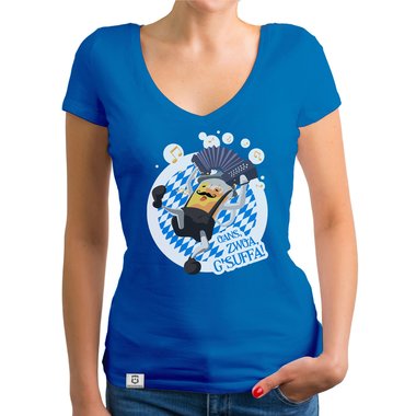 Oktoberfest T-Shirts - Oans, Zwoa, Gsuffa! - Herren & Damen Outfit Herren dunkelblau S