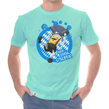 Oktoberfest T-Shirts - Oans, Zwoa, Gsuffa! - Herren & Damen Outfit Herren dunkelblau S