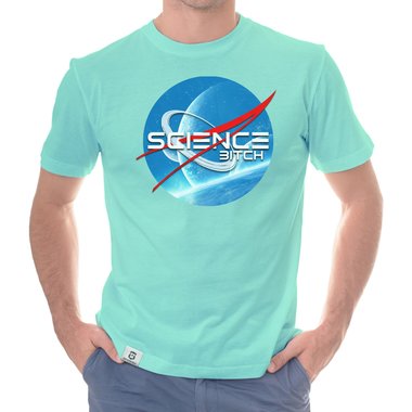 Space T-Shirts - Science Bitch - Herren & Damen Outfit Herren dunkelblau S