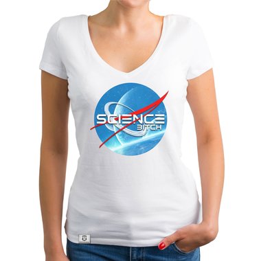 Space T-Shirts - Science Bitch - Herren & Damen Outfit Herren dunkelblau S