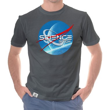 Space T-Shirts - Science Bitch - Herren & Damen Outfit Herren dunkelblau S