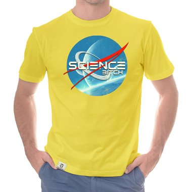 Space T-Shirts - Science Bitch - Herren & Damen Outfit Herren dunkelblau S