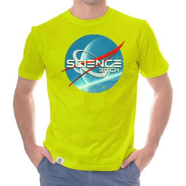 Space T-Shirts - Science Bitch - Herren & Damen Outfit Herren dunkelblau S