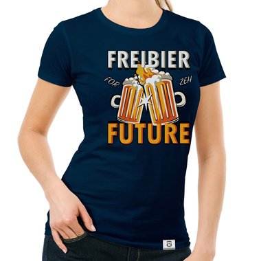Demo Fun T-Shirts - Freibier for Future - Herren und Damen Outfit