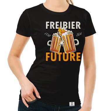 Demo Fun T-Shirts - Freibier for Future - Herren und Damen Outfit