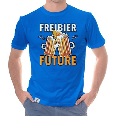 Demo Fun T-Shirts - Freibier for Future - Herren und Damen Outfit Damen dunkelblau S