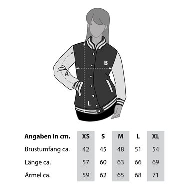 Partnerlook College Jacken - Herren und Damen - Mit deinem individuellen Wunschnamen und Wunschnummer - Freunde, Prchen und Familie - XS-XXXL