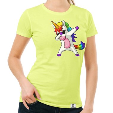 Damen und Kinder T-Shirts und Tops - Dabbing Einhorn - Whlbare Shirt-Farben und viele Gren von XS - XXL
