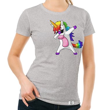 Damen und Kinder T-Shirts und Tops - Dabbing Einhorn - Whlbare Shirt-Farben und viele Gren von XS - XXL