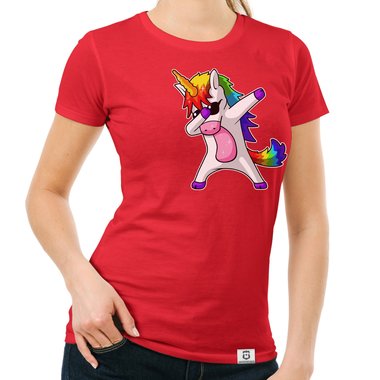 Damen und Kinder T-Shirts und Tops - Dabbing Einhorn - Whlbare Shirt-Farben und viele Gren von XS - XXL