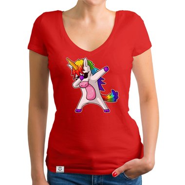 Damen und Kinder T-Shirts und Tops - Dabbing Einhorn - Whlbare Shirt-Farben und viele Gren von XS - XXL