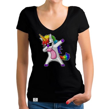 Damen und Kinder T-Shirts und Tops - Dabbing Einhorn - Whlbare Shirt-Farben und viele Gren von XS - XXL