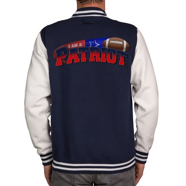 Herren College Jacken Kollektion - I am a Patriot/Packer und viele mehr - Whle deine Football-Mannschaft aus!