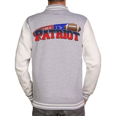 Herren College Jacken Kollektion - I am a Patriot/Packer und viele mehr - Wähle deine Football-Mannschaft aus!
