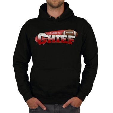 American Football Herren Hoodie - I am a Patriot/Packer und viele weitere Mannschaften - Whle dein Lieblings-Football-Team! dunkelgrau-49er XS