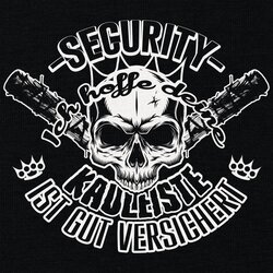 Herren Security Outfit - T-Shirt & Hoodie - Ich hoffe...