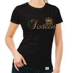 Damen T-Shirts - V-Ausschnitt & Rundhals - Sweet Sixteen...