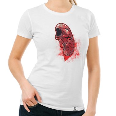 Halloween/ Horror T-Shirt Kollektion - Damen und Herren T-Shirts Damen-schwarz-Monster XS