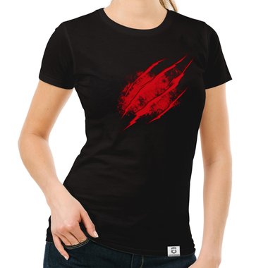 Halloween/ Horror T-Shirt Kollektion - Damen und Herren T-Shirts Damen-schwarz-Monster XS