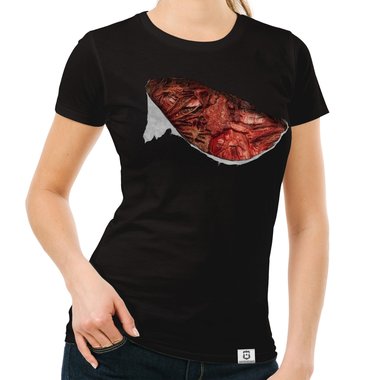 Halloween/ Horror T-Shirt Kollektion - Damen und Herren T-Shirts Damen-schwarz-Monster XS