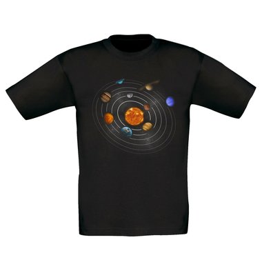 Damen, Herren und Kinder T-Shirt Kollektion - Unsere Galaxie, die Milchstrae schwarz-Damen-Rund S