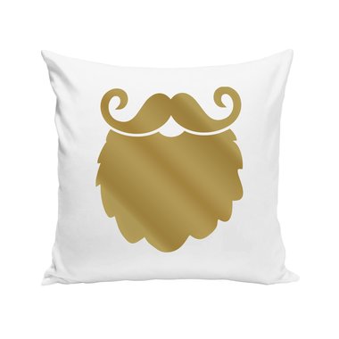 Weihnachtsmotive Kissen Kollektion - Vielzahl von tollen Christmas-Designs braun-gold-Cool-Santa