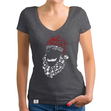 Weihnachts T-Shirt Kollektion - Damen, Herren und Kinder - Familien Chirstmas Shirts dunkelblau-Damen-Rund S