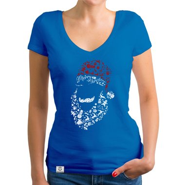 Weihnachts T-Shirt Kollektion - Damen, Herren und Kinder - Familien Chirstmas Shirts dunkelblau-Damen-Rund S