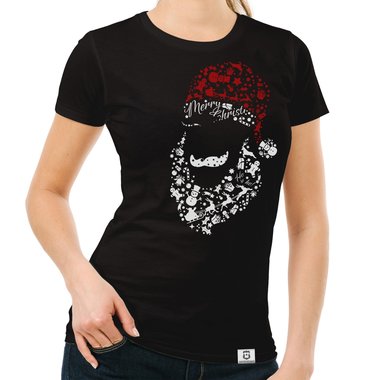 Weihnachts T-Shirt Kollektion - Damen, Herren und Kinder - Familien Chirstmas Shirts schwarz-Kinder 152-164