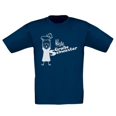 Kinder T-Shirt und Hoodie Kollektion - Beste Große Schwester - Outfit für stolze Geschwister Pullover und Shirt