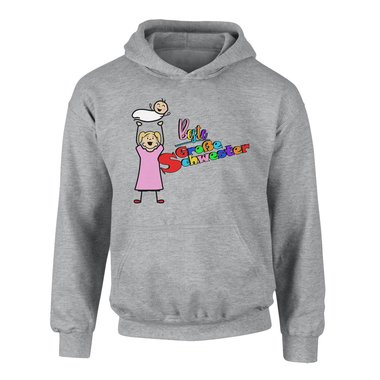 Kinder T-Shirt und Hoodie Kollektion - Beste Gro�e Schwester - Outfit f�r stolze Geschwister Pullover und Shirt weiss-T-Shirt-fuchsia 152-164