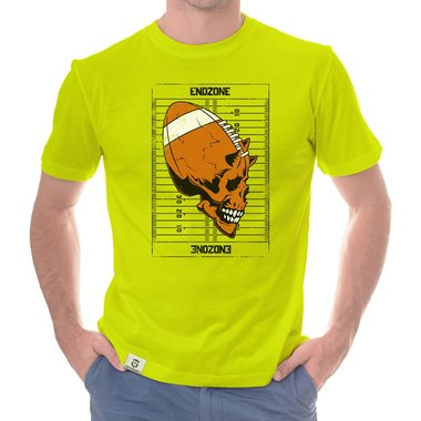 Herren Football Outfit - Endzone - Hoodie und T-Shirt Kollektion dunkelgrau-Hoodie XS