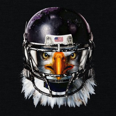 Herren Sport Fan-Outfit - Football Eagle - T-Shirt und Hoodie